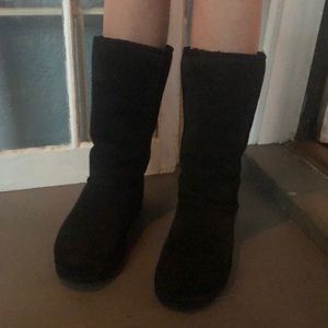 Black Ugg boots size 10 good condition